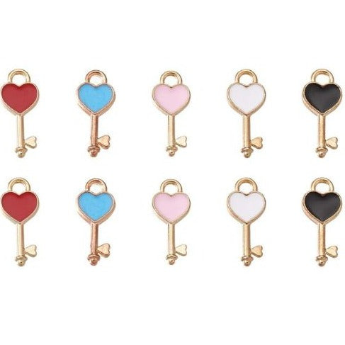 HEART KEY CHARM