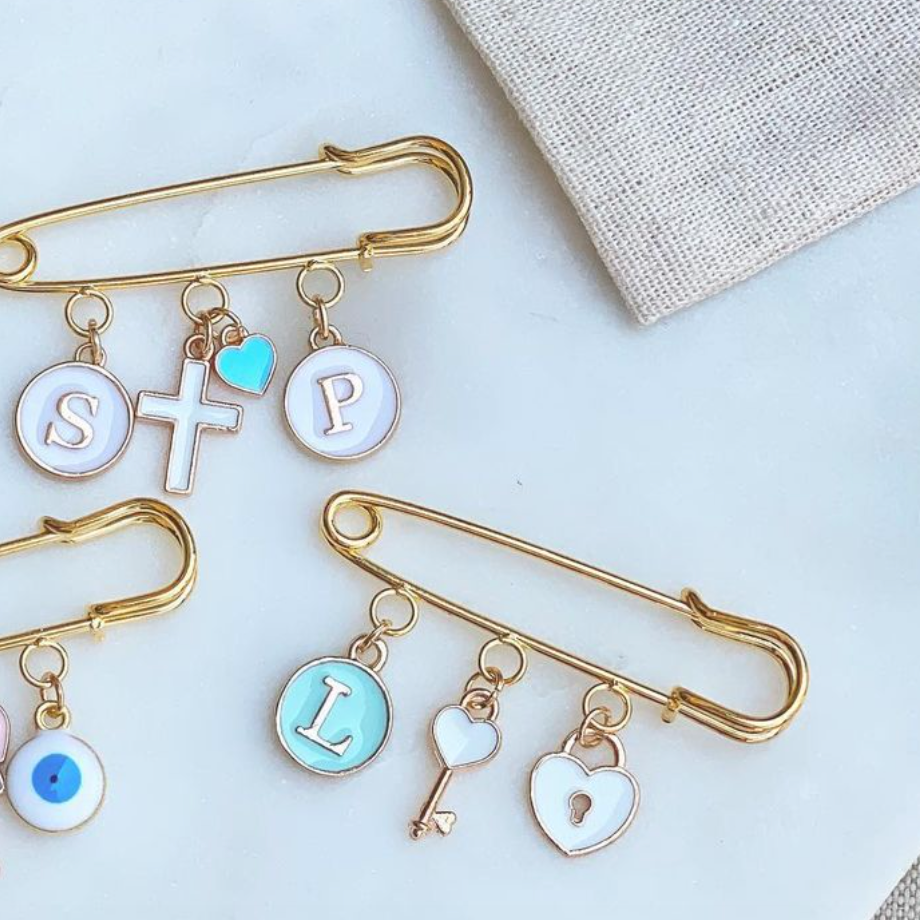 BLUE INITIAL CHARM